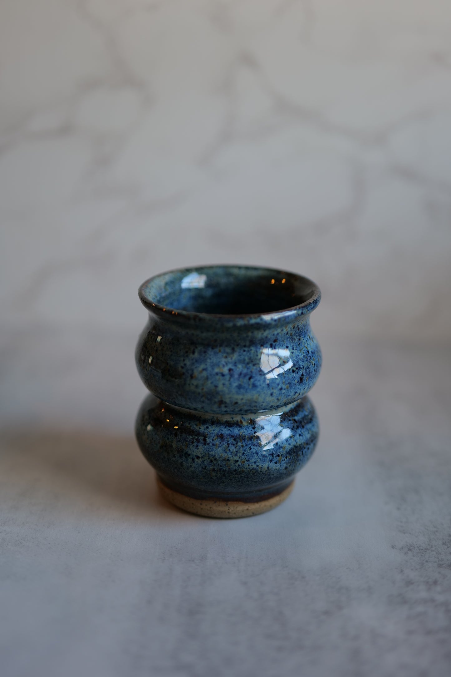 Blue Rutile Vase
