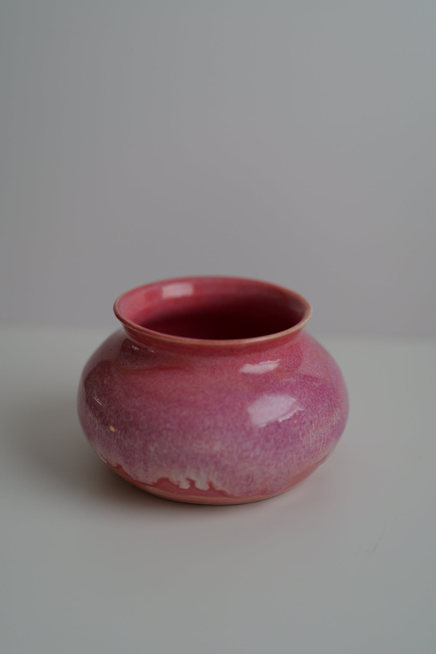Vibrant Pink Flower Vase